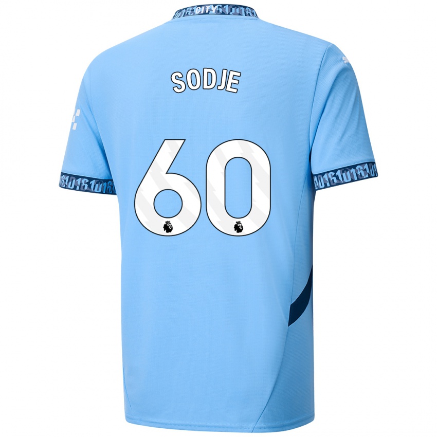 Kinder Tai Sodje #60 Marineblau Heimtrikot Trikot 2024/25 T-Shirt Belgien