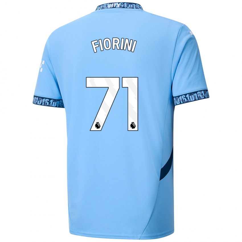 Kinder Lewis Fiorini #71 Marineblau Heimtrikot Trikot 2024/25 T-Shirt Belgien