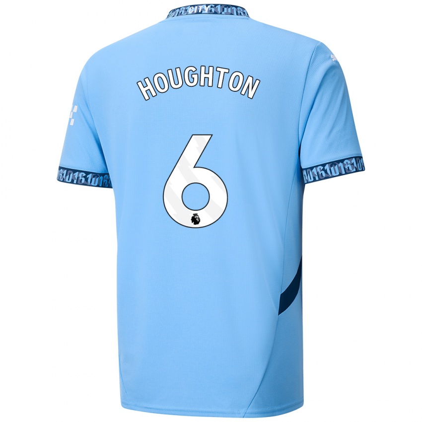 Kinder Steph Houghton #6 Marineblau Heimtrikot Trikot 2024/25 T-Shirt Belgien