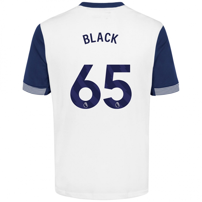 Kinderen Leo Black #65 Wit Blauw Thuisshirt Thuistenue 2024/25 T-Shirt België