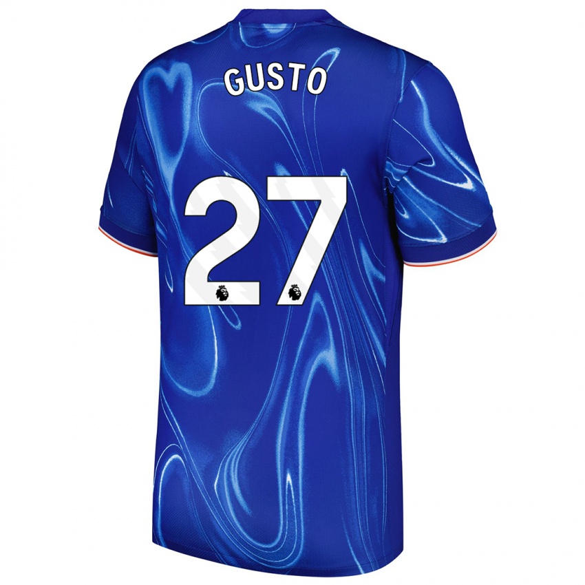 Enfant Maillot Malo Gusto #27 Bleu Blanc Tenues Domicile 2024/25 T-Shirt Belgique