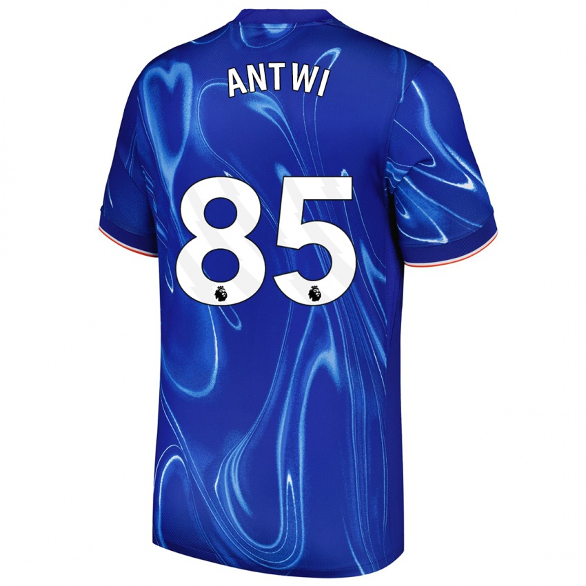 Enfant Maillot Genesis Antwi #85 Bleu Blanc Tenues Domicile 2024/25 T-Shirt Belgique