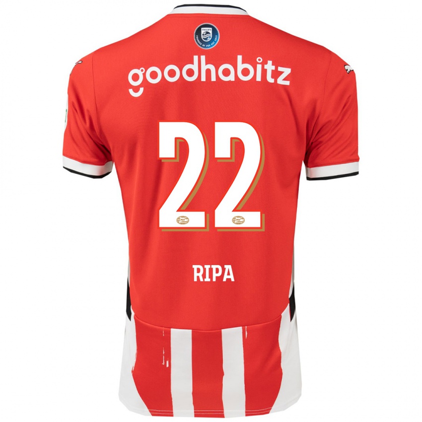 Kinder Chimera Ripa #22 Rot Weiß Heimtrikot Trikot 2024/25 T-Shirt Belgien