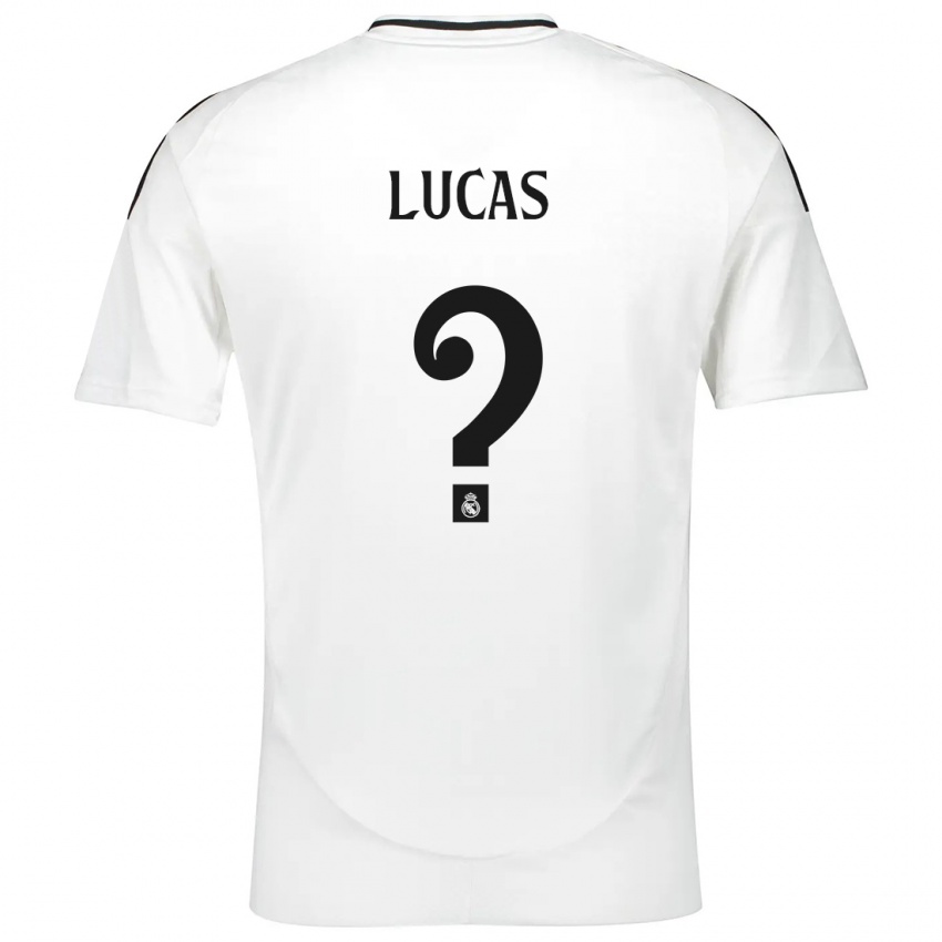 Kinderen Nestor Lucas #0 Wit Thuisshirt Thuistenue 2024/25 T-Shirt België