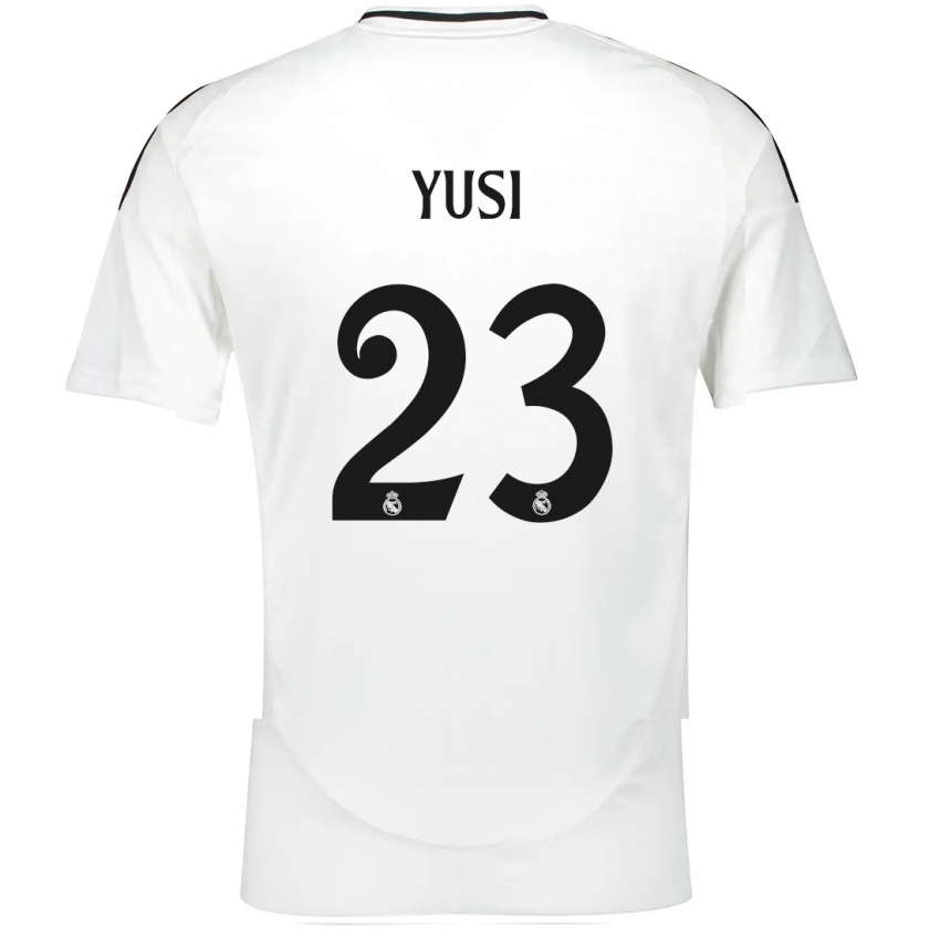 Kinderen Yusi #23 Wit Thuisshirt Thuistenue 2024/25 T-Shirt België