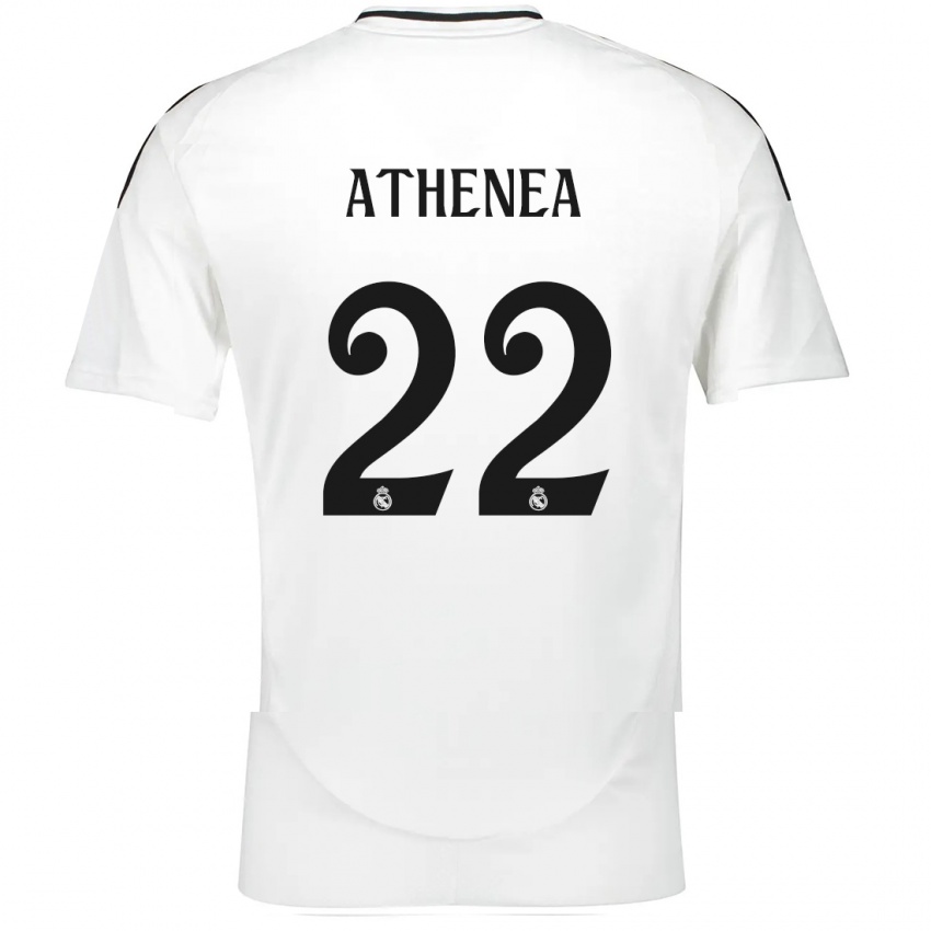 Kinder Athenea Del Castillo #22 Weiß Heimtrikot Trikot 2024/25 T-Shirt Belgien