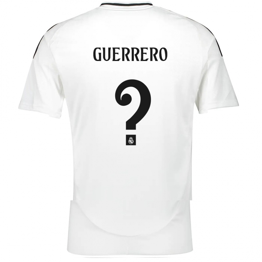 Kinder Julen Guerrero #0 Weiß Heimtrikot Trikot 2024/25 T-Shirt Belgien