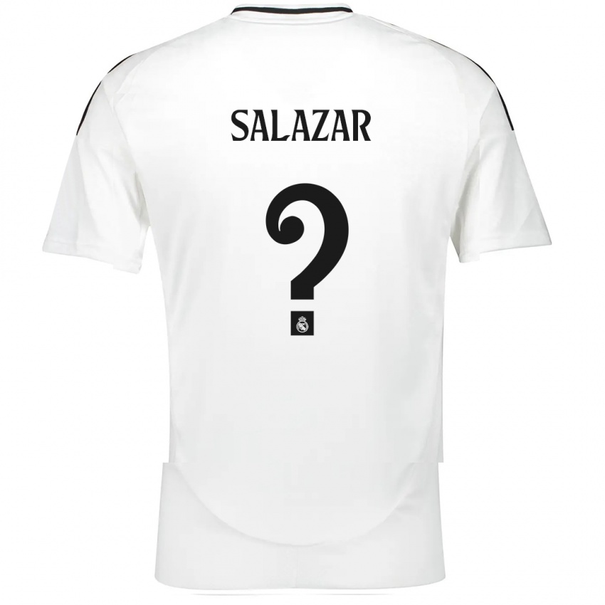 Kinderen Isra Salazar #0 Wit Thuisshirt Thuistenue 2024/25 T-Shirt België