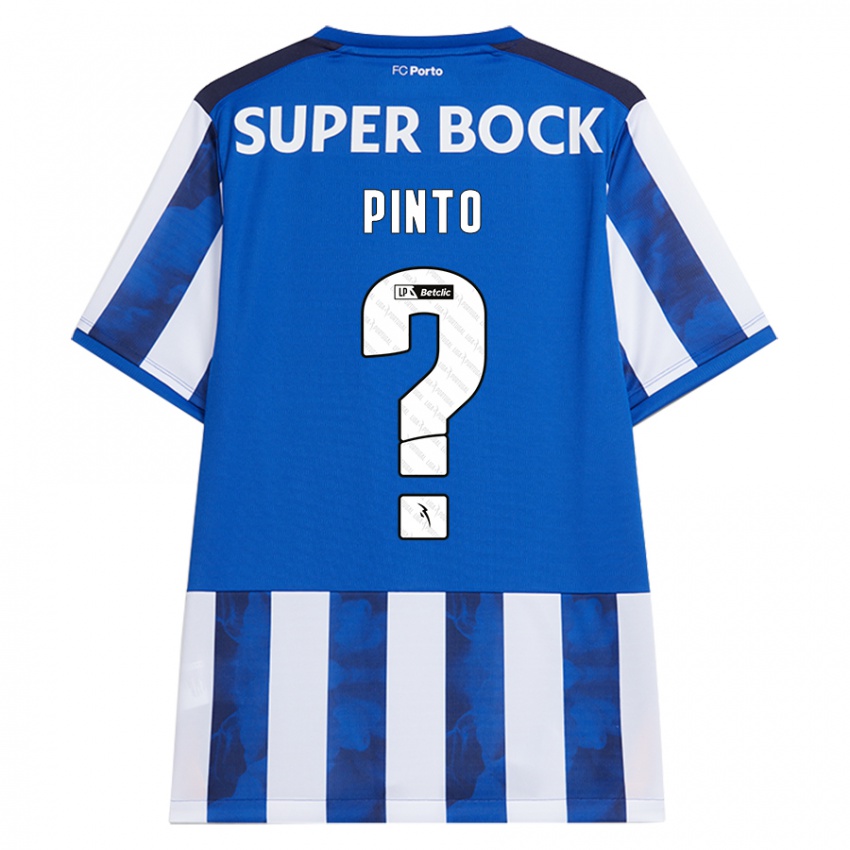 Kinderen Gonçalo Pinto #0 Blauw Wit Thuisshirt Thuistenue 2024/25 T-Shirt België