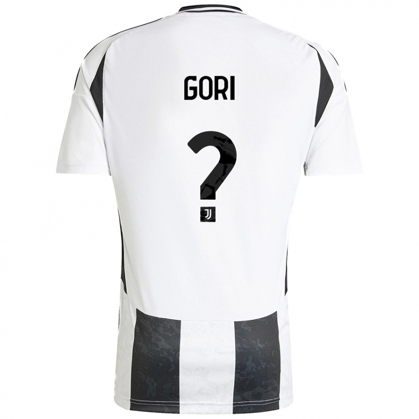 Enfant Maillot Stefano Gori #0 Blanc Noir Tenues Domicile 2024/25 T-Shirt Belgique