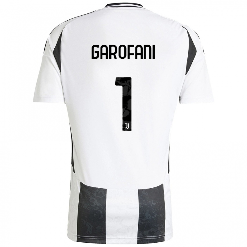 Enfant Maillot Giovanni Garofani #1 Blanc Noir Tenues Domicile 2024/25 T-Shirt Belgique