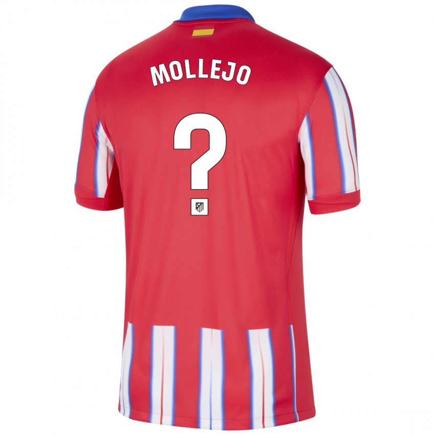 Kinderen Victor Mollejo #0 Rood Wit Blauw Thuisshirt Thuistenue 2024/25 T-Shirt België