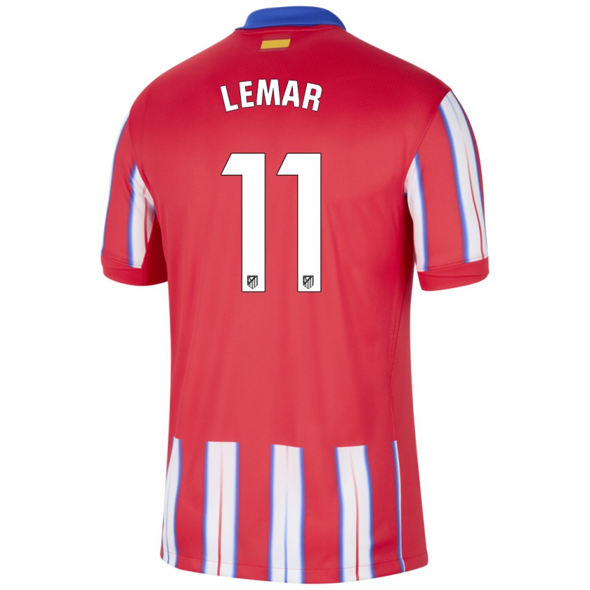 Kinderen Thomas Lemar #11 Rood Wit Blauw Thuisshirt Thuistenue 2024/25 T-Shirt België