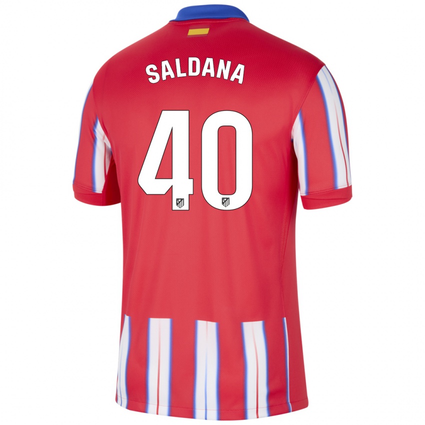 Kinderen Jose Saldana #40 Rood Wit Blauw Thuisshirt Thuistenue 2024/25 T-Shirt België