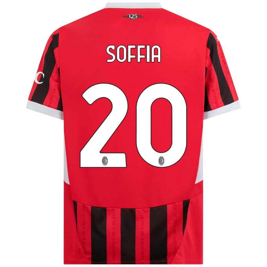 Kinderen Angelica Soffia #20 Rood Zwart Thuisshirt Thuistenue 2024/25 T-Shirt België