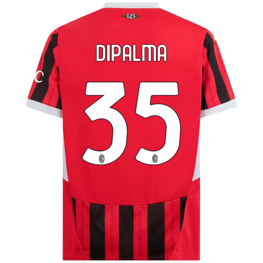 Kinderen Matteo Dipalma #35 Rood Zwart Thuisshirt Thuistenue 2024/25 T-Shirt België