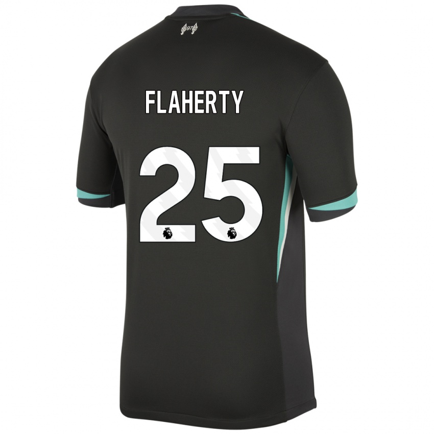 Kinderen Gilly Flaherty #25 Zwart Antraciet Wit Uitshirt Uittenue 2024/25 T-Shirt België