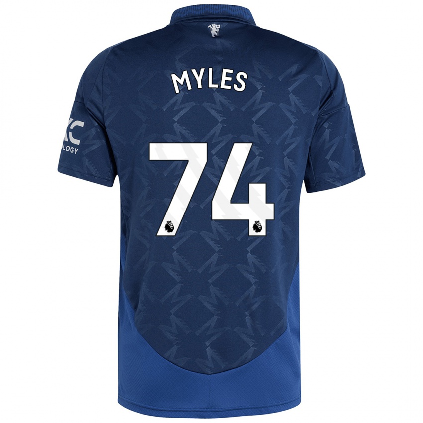 Kinderen Tom Myles #74 Indigo Uitshirt Uittenue 2024/25 T-Shirt België