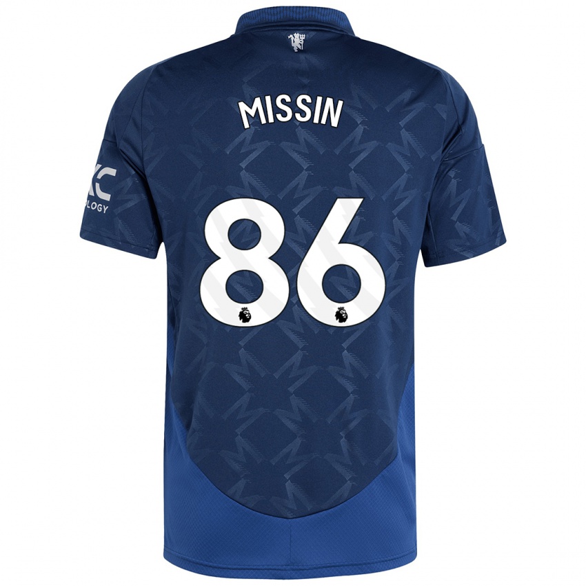 Kinderen Ashton Missin #86 Indigo Uitshirt Uittenue 2024/25 T-Shirt België