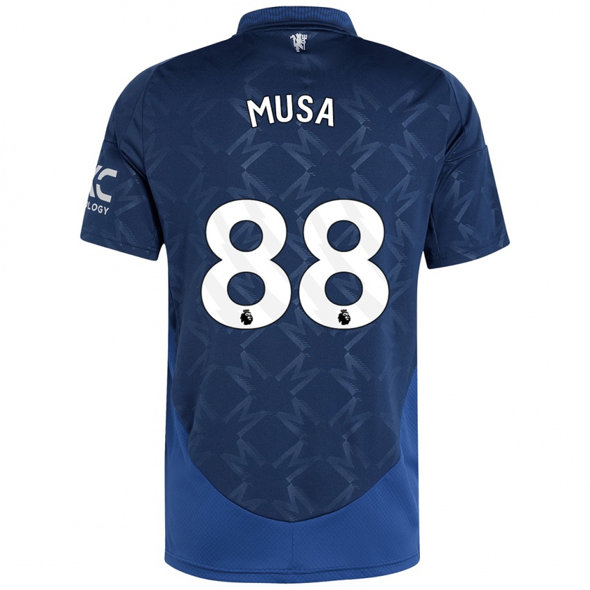 Kinderen Victor Musa #88 Indigo Uitshirt Uittenue 2024/25 T-Shirt België