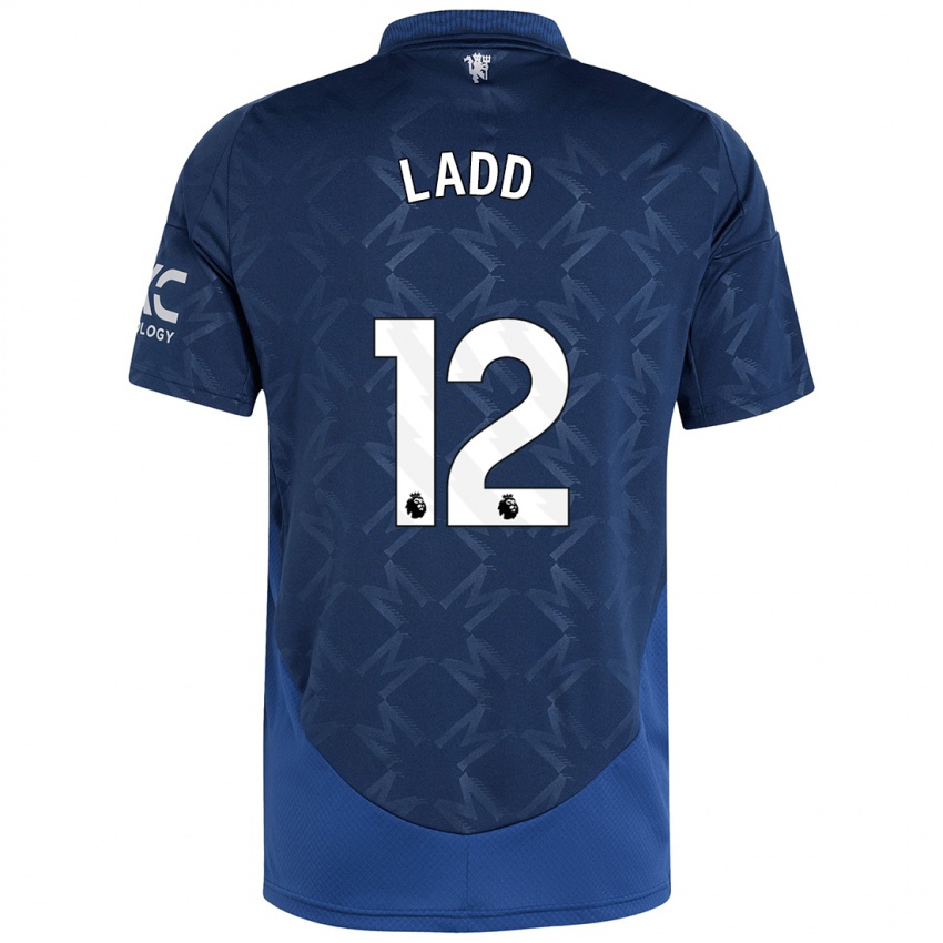 Kinderen Hayley Ladd #12 Indigo Uitshirt Uittenue 2024/25 T-Shirt België