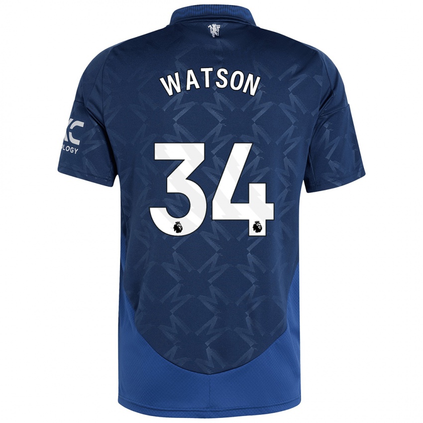 Kinderen Emma Watson #34 Indigo Uitshirt Uittenue 2024/25 T-Shirt België