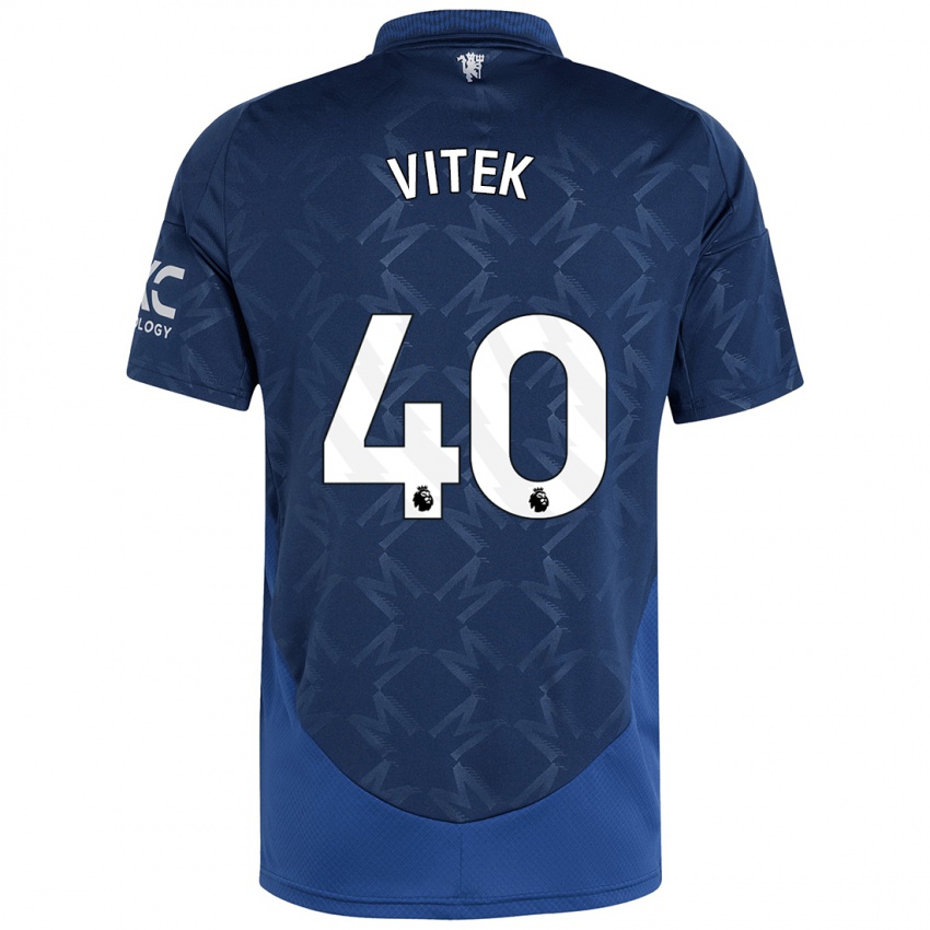 Kinderen Radek Vitek #40 Indigo Uitshirt Uittenue 2024/25 T-Shirt België