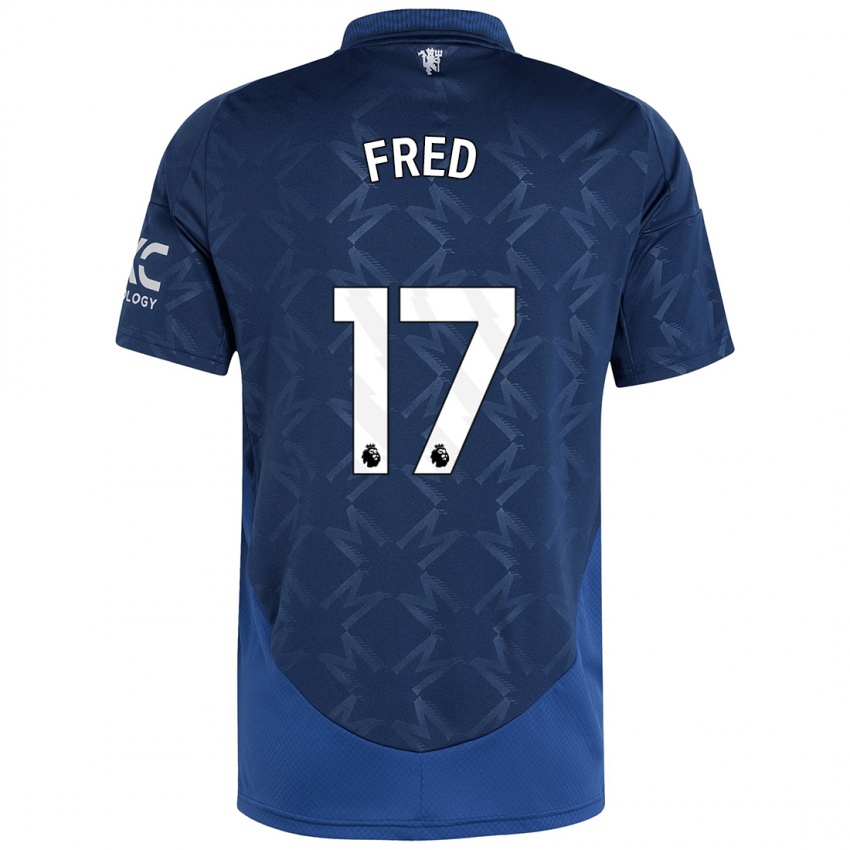 Kinderen Fred #17 Indigo Uitshirt Uittenue 2024/25 T-Shirt België