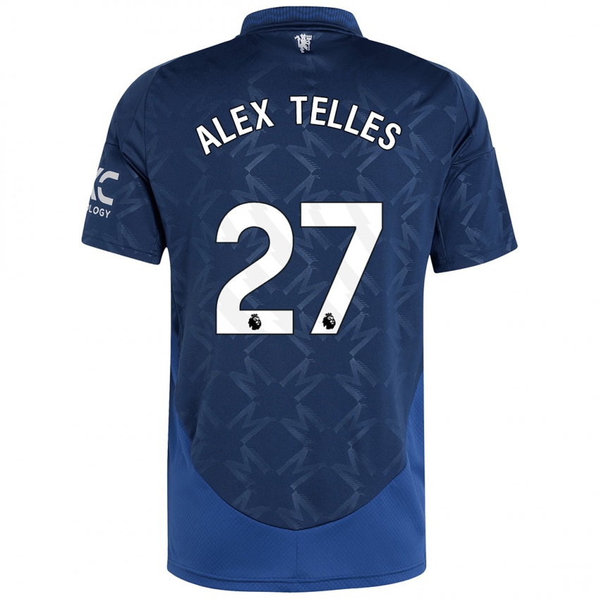 Kinderen Alex Nicolao Telles #27 Indigo Uitshirt Uittenue 2024/25 T-Shirt België