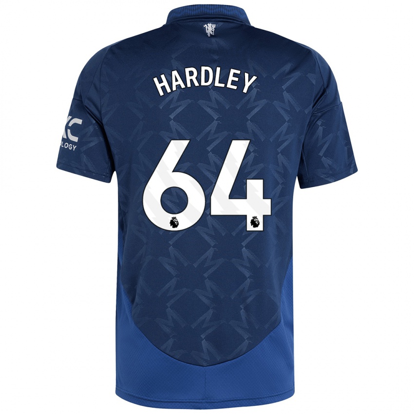 Kinderen Bjorn Hardley #64 Indigo Uitshirt Uittenue 2024/25 T-Shirt België