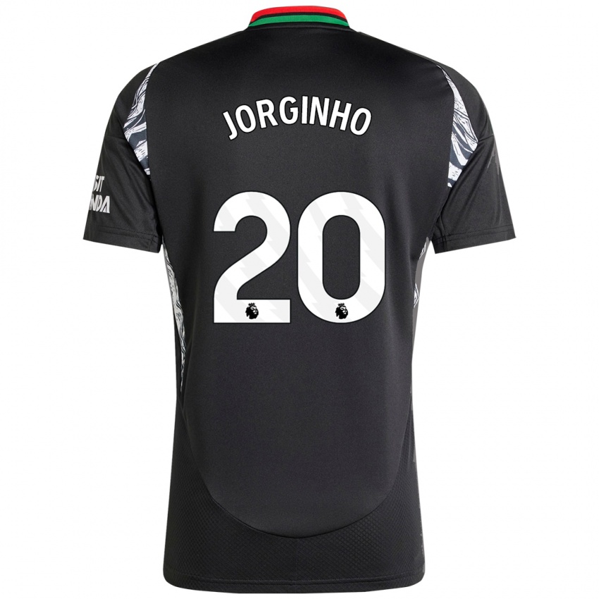 Enfant Maillot Jorginho #20 Noir Tenues Extérieur 2024/25 T-Shirt Belgique