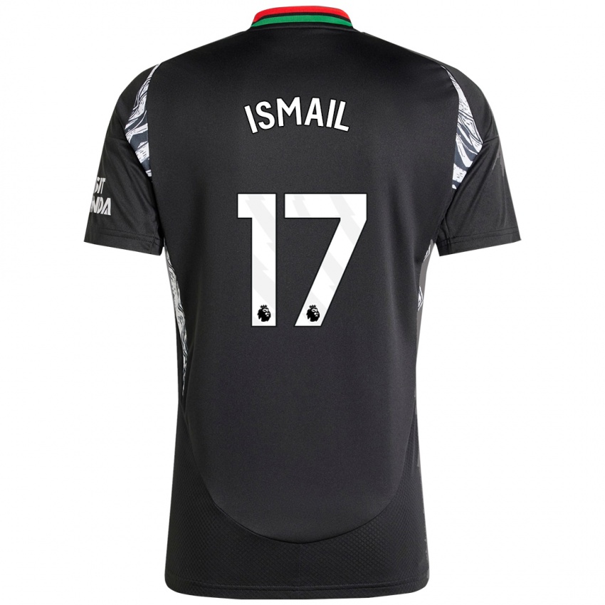 Enfant Maillot Cam'ron Ismail #17 Noir Tenues Extérieur 2024/25 T-Shirt Belgique