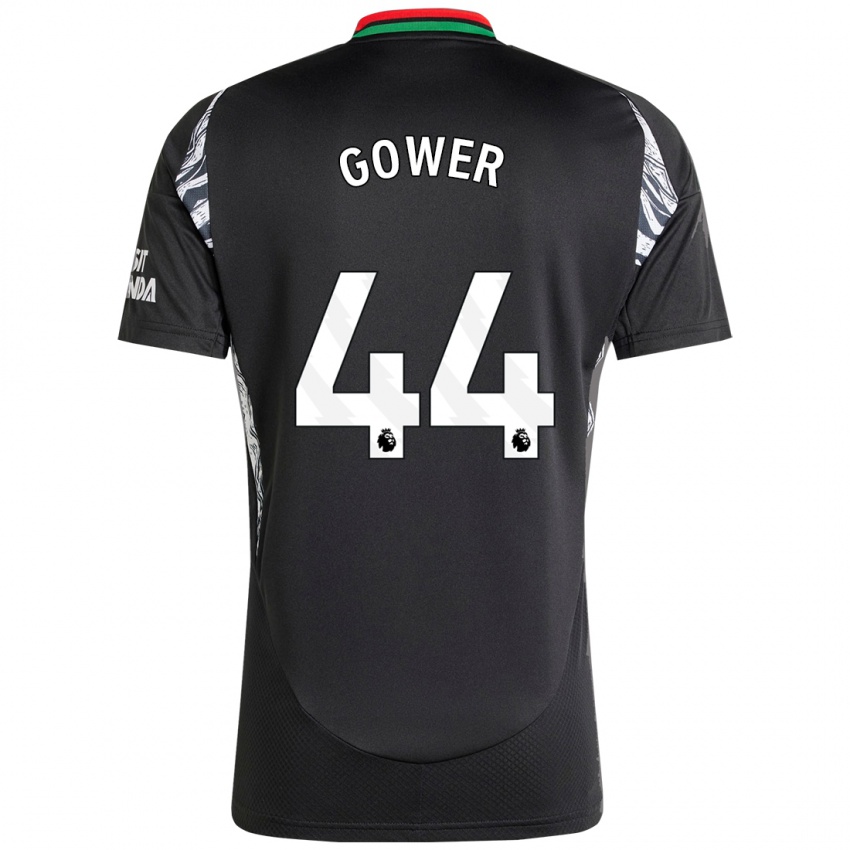 Enfant Maillot Jimi Gower #44 Noir Tenues Extérieur 2024/25 T-Shirt Belgique