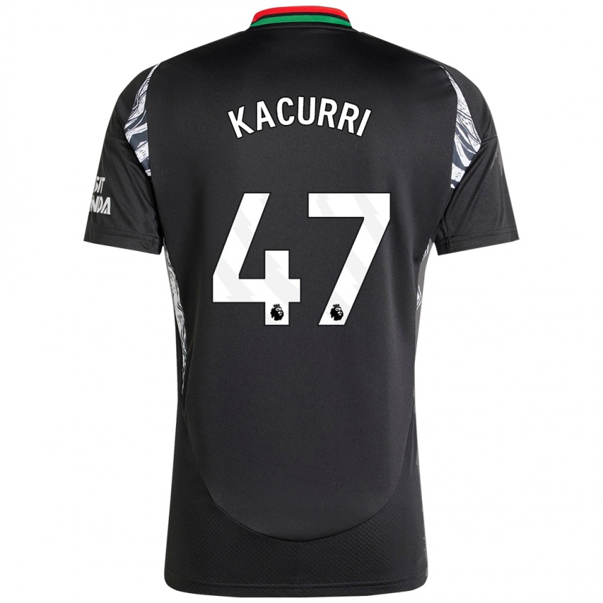 Enfant Maillot Maldini Kacurri #47 Noir Tenues Extérieur 2024/25 T-Shirt Belgique