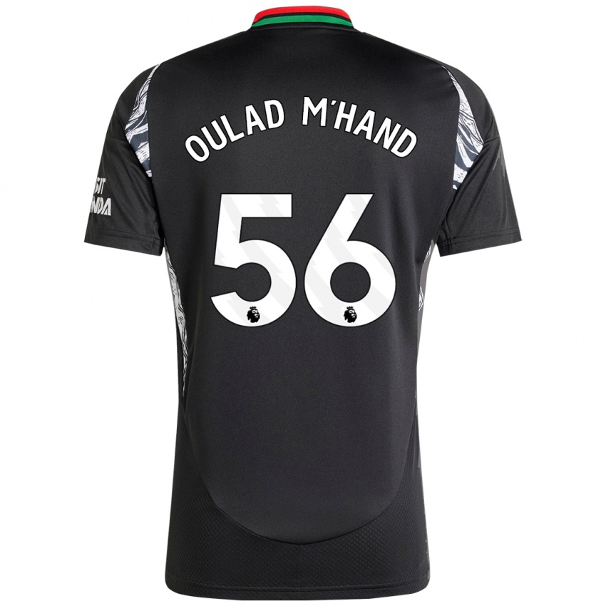 Enfant Maillot Salah-Eddine Oulad M'hand #56 Noir Tenues Extérieur 2024/25 T-Shirt Belgique