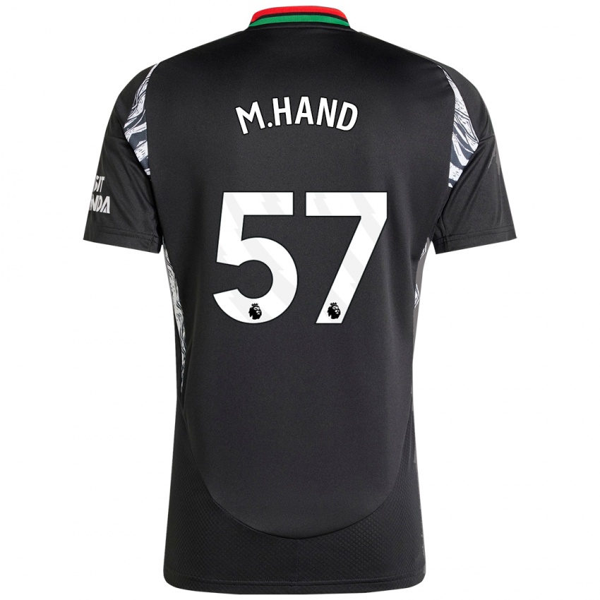 Enfant Maillot Ismail Oulad M'hand #57 Noir Tenues Extérieur 2024/25 T-Shirt Belgique