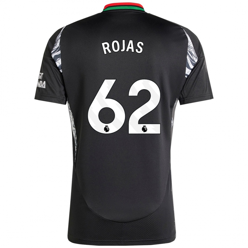 Enfant Maillot Alexei Rojas #62 Noir Tenues Extérieur 2024/25 T-Shirt Belgique