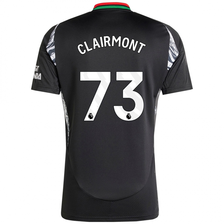 Enfant Maillot Reece Clairmont #73 Noir Tenues Extérieur 2024/25 T-Shirt Belgique