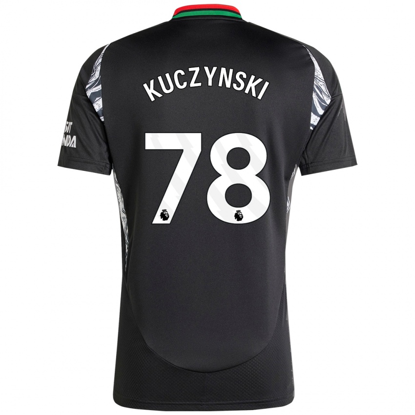 Enfant Maillot Max Kuczynski #78 Noir Tenues Extérieur 2024/25 T-Shirt Belgique