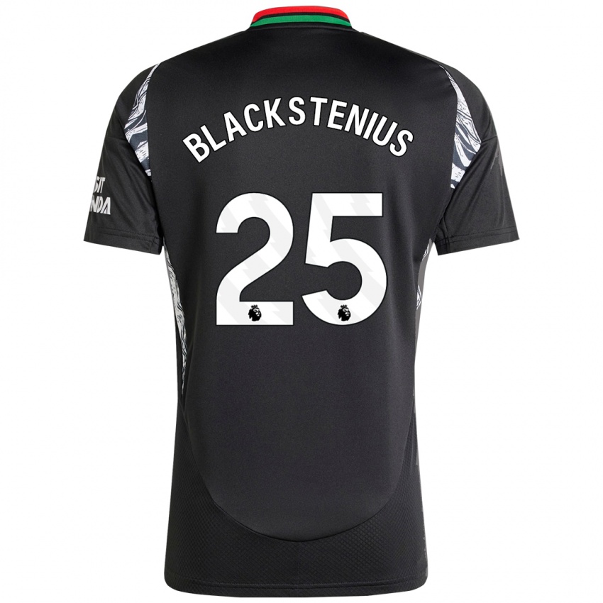 Enfant Maillot Stina Blackstenius #25 Noir Tenues Extérieur 2024/25 T-Shirt Belgique