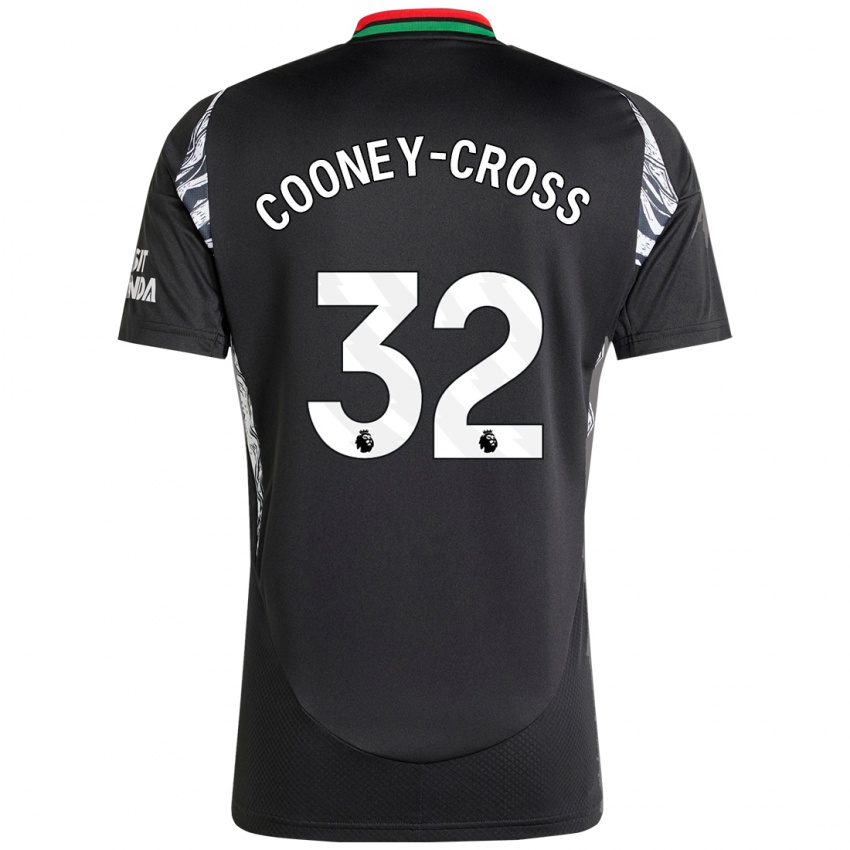 Enfant Maillot Kyra Cooney-Cross #32 Noir Tenues Extérieur 2024/25 T-Shirt Belgique