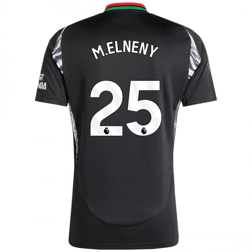 Enfant Maillot Mohamed Elneny #25 Noir Tenues Extérieur 2024/25 T-Shirt Belgique