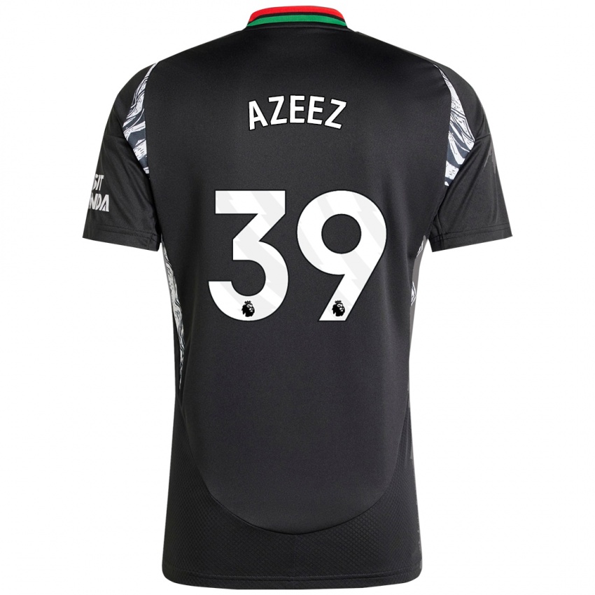 Enfant Maillot Miguel Azeez #39 Noir Tenues Extérieur 2024/25 T-Shirt Belgique