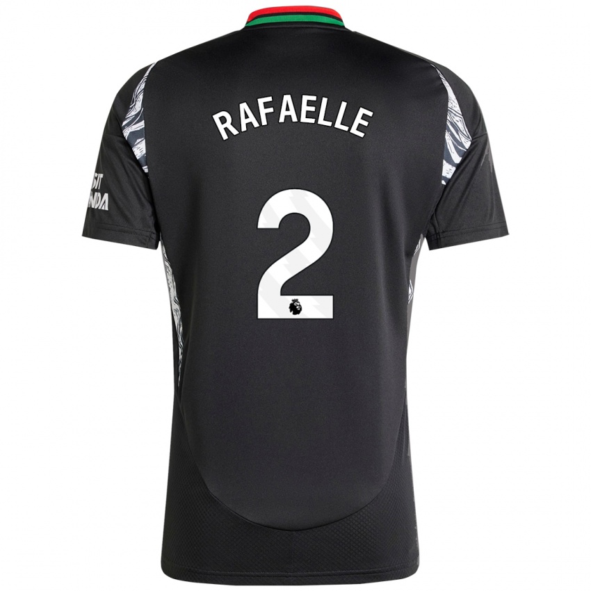 Enfant Maillot Rafaelle Souza #2 Noir Tenues Extérieur 2024/25 T-Shirt Belgique