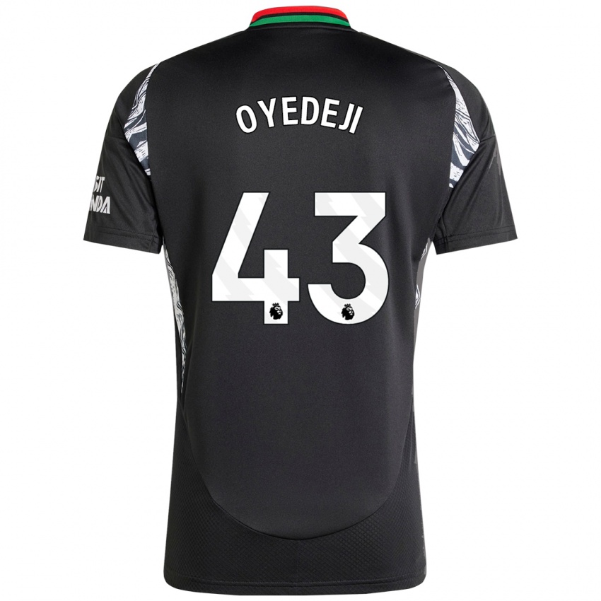 Enfant Maillot Nathan Butler Oyedeji #43 Noir Tenues Extérieur 2024/25 T-Shirt Belgique