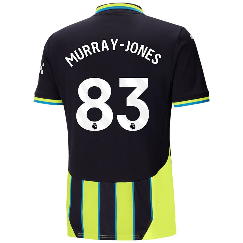 Kinder George Murray-Jones #83 Blaugelb Auswärtstrikot Trikot 2024/25 T-Shirt Belgien