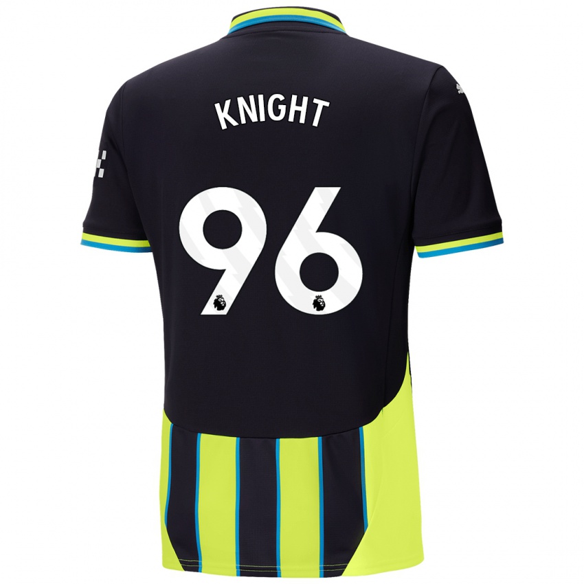 Kinder Ben Knight #96 Blaugelb Auswärtstrikot Trikot 2024/25 T-Shirt Belgien