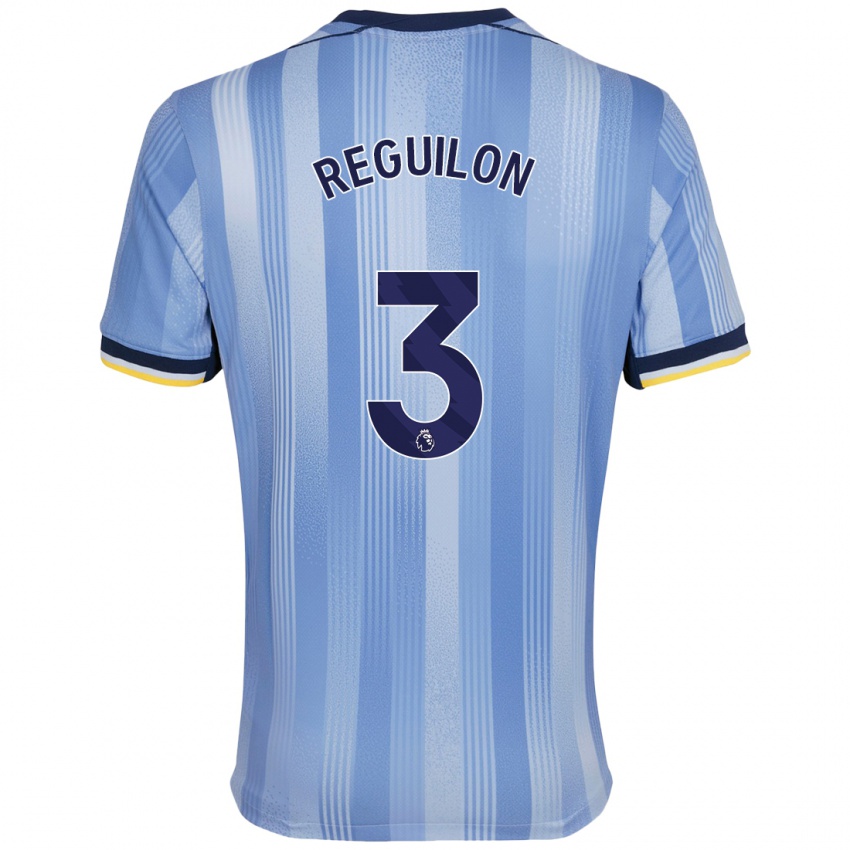 Kinderen Sergio Reguilon #3 Lichtblauw Uitshirt Uittenue 2024/25 T-Shirt België