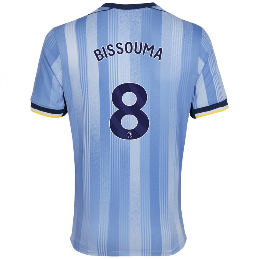 Kinderen Yves Bissouma #8 Lichtblauw Uitshirt Uittenue 2024/25 T-Shirt België