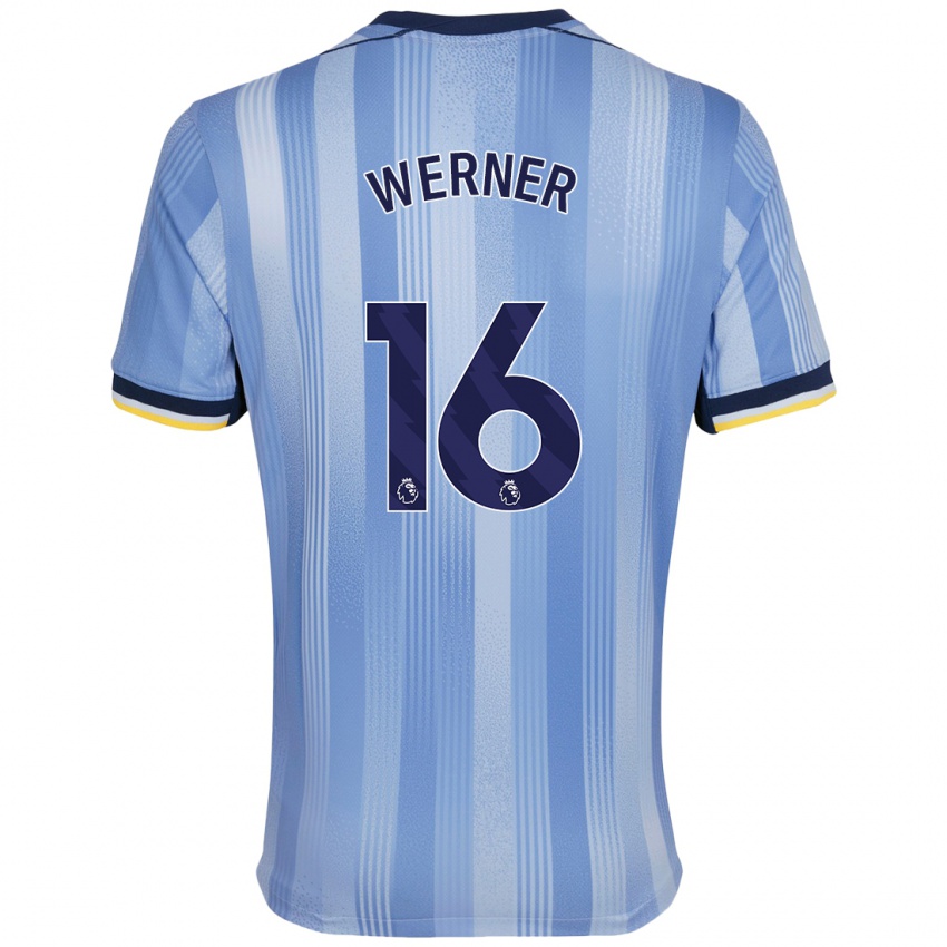 Kinderen Timo Werner #16 Lichtblauw Uitshirt Uittenue 2024/25 T-Shirt België